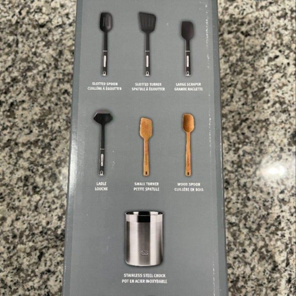 Calphalon 7-Piece Gourmet Mixed Kitchen Utensil Set - Picture 4 of 8